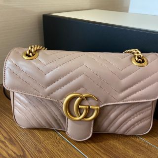 グッチ(GUCCI)のGUCCI☆マーモント☆ダスティピンクショルダーバッグ(ショルダーバッグ)