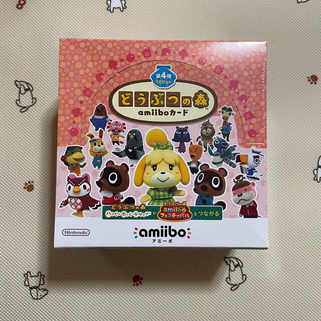 任天堂(ニンテンドウ)のamiiboカード　第4弾　ボックス　あつまれどうぶつの森 エンタメ/ホビーのアニメグッズ(カード)の商品写真