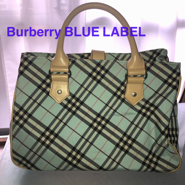 BURBERRY BLUE LABEL(バーバリーブルーレーベル)の⭐︎希少⭐︎Burberry BLUE LABEL ノバチェックバッグ レディースのバッグ(ハンドバッグ)の商品写真