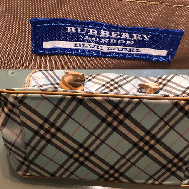 BURBERRY BLUE LABEL(バーバリーブルーレーベル)の⭐︎希少⭐︎Burberry BLUE LABEL ノバチェックバッグ レディースのバッグ(ハンドバッグ)の商品写真