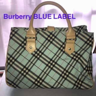 バーバリーブルーレーベル(BURBERRY BLUE LABEL)の⭐︎希少⭐︎Burberry BLUE LABEL ノバチェックバッグ(ハンドバッグ)