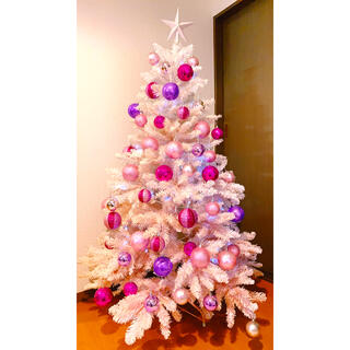 フランフラン クリスマスツリー オーナメント ピンクの通販 ラクマ