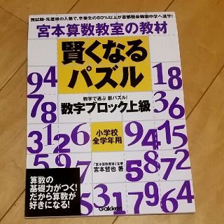 賢くなるパズル 宮本算数教室の教材 数字ブロック上級(語学/参考書)