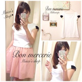 アナトリエ(anatelier)のBon mercerie♡パールトップス(Tシャツ(半袖/袖なし))