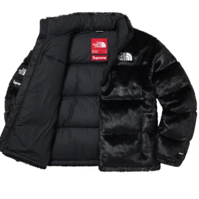 Supreme North Face Faux Nuptse L 本日発送