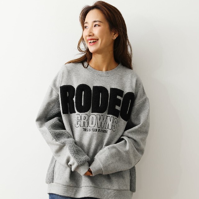 RODEO CROWNS WIDE BOWL(ロデオクラウンズワイドボウル)の新品グレー※早い者勝ちノーコメント即決しましょう❗️ご決断お急ぎください… レディースのトップス(トレーナー/スウェット)の商品写真