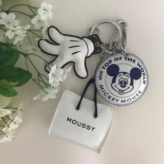 マウジー(moussy)のお値段交渉OK❣️マウジー＊MICKEY&SHOPPER キーチャーム(キーホルダー)