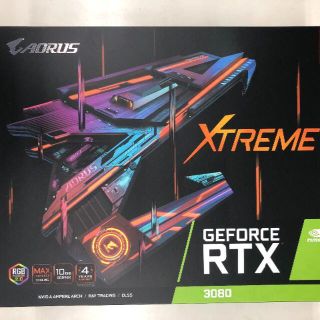 新品未開封品　GIGABYTE RTX3080 AORUS XTREME(PCパーツ)