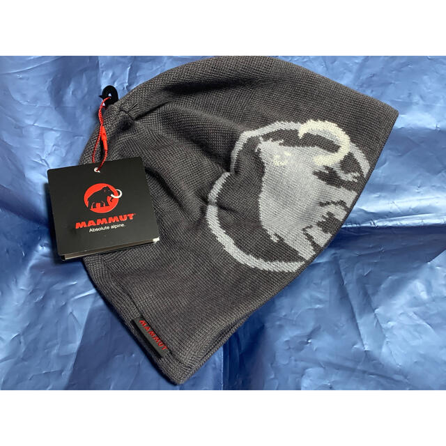 Mammut(マムート)の【新品】MAMMUT-Tweak Beanie グレー メンズの帽子(ニット帽/ビーニー)の商品写真