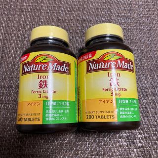 オオツカセイヤク(大塚製薬)のネイチャーメイド 鉄 iron （2個セット）(その他)