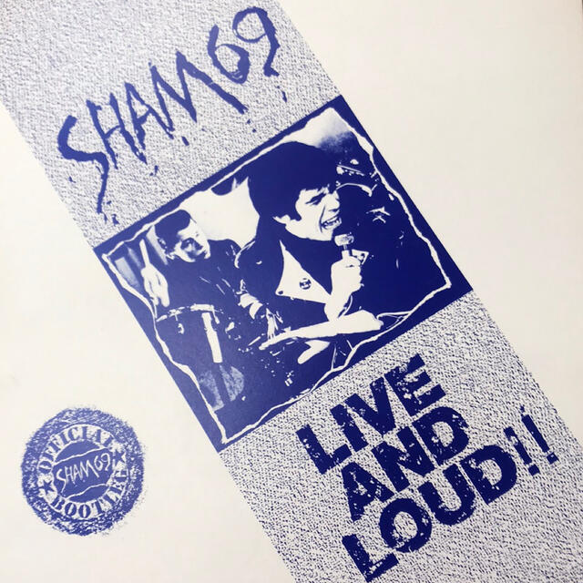 LPレコード　SHAM 69 シャム69 『LIVE AND LOUD』