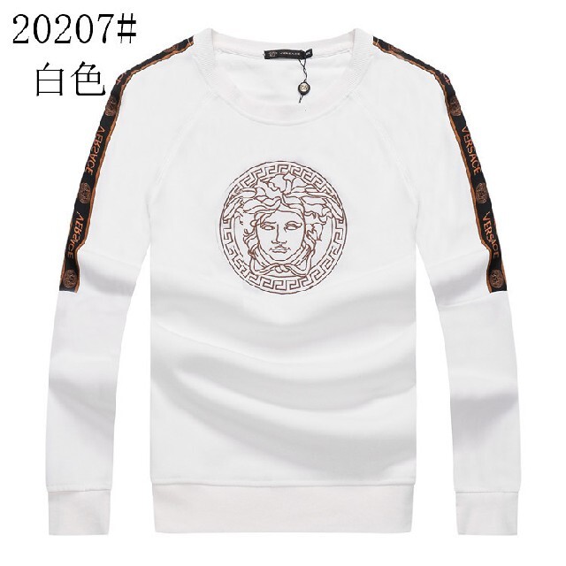 VERSACE - 人気新品 人気新品 Versaceメンズ 無地 コットン 長袖