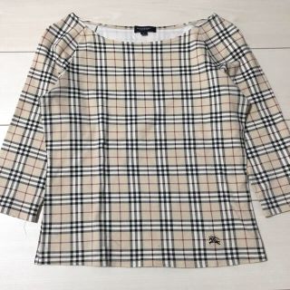 バーバリー(BURBERRY)のバーバリー　レディース  カットソー　七分袖(カットソー(長袖/七分))