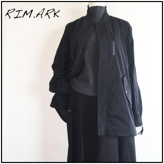 エンフォルド(ENFOLD)の【美品】RIM.ARK ブルゾン ジャケット 黒(ブルゾン)