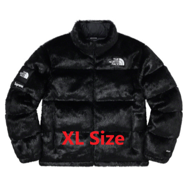 誕生日プレゼント Faux TheNorthFace Supreme - Supreme Fur XL Nuptse