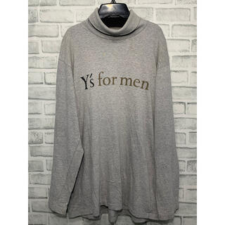ヨウジヤマモト(Yohji Yamamoto)のY’S for men ワイズフォーメン　ハイネック　ロゴ　カットソー　ロンT(Tシャツ/カットソー(七分/長袖))