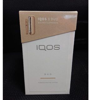 【新品☆未開封】IQOS3 DUO ゴールド(タバコグッズ)