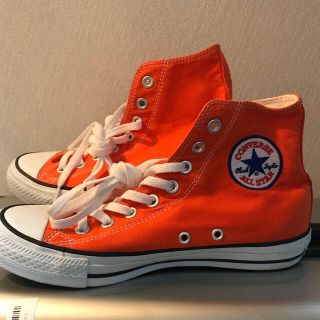 コンバース(CONVERSE)のオレンジconverseハイカット(スニーカー)