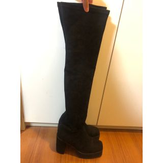 GRL - GRL チャンキーヒールニーハイブーツの通販 by り's shop