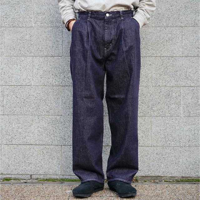 graphpaper 20ssColorfastDenim 2Tuckpants