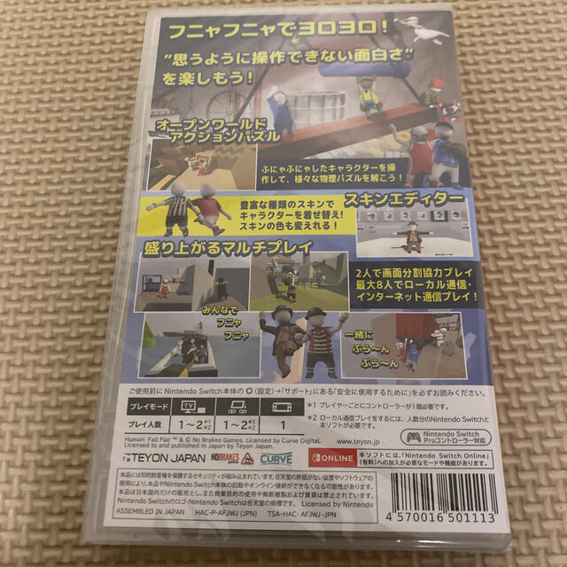 ヒューマン フォール フラット Switch エンタメ/ホビーのゲームソフト/ゲーム機本体(家庭用ゲームソフト)の商品写真