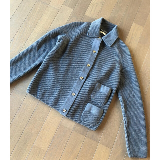 美品　Ferragamo ニットジャケット