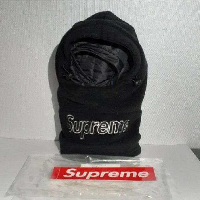 新品／Supreme　シュプリーム フリース バラクラバ 黒／フリー スキャップ