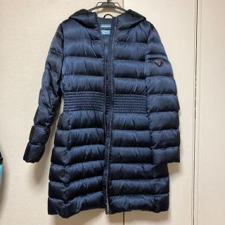 プラダ(PRADA)のプラダPRADA ダウン　レディース　ダウンコート　ネイビー　L XL(ダウンコート)