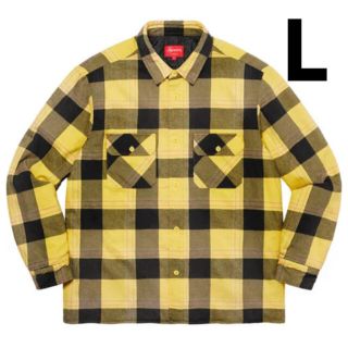 シュプリーム(Supreme)の【L】Supreme Quilted Flannel Shirt ネルシャツ(シャツ)