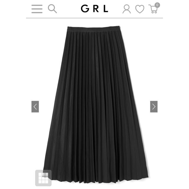 GRL(グレイル)のグレイル★GRL★プリーツスカート★ブラック★撮影のみ レディースのスカート(ロングスカート)の商品写真