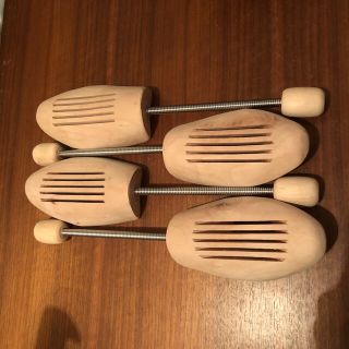 シューキーパー　木製　2組セット(ドレス/ビジネス)