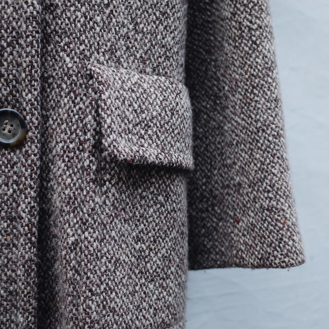 Grimoire(グリモワール)のVintage 80's Tweed coat レディースのジャケット/アウター(ロングコート)の商品写真