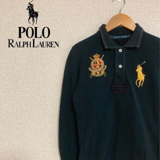 ラルフローレン(Ralph Lauren)のラルフローレン ポロシャツ 長袖　ビッグポニー　黒　ブラック(ポロシャツ)