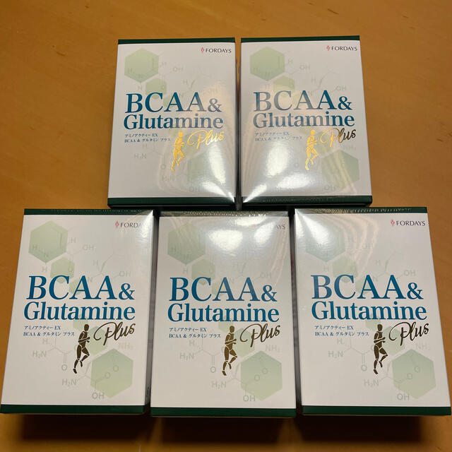 食品/飲料/酒フォーディズ　アミノアクティ-EX BCAA &グルタミンプラス　5箱