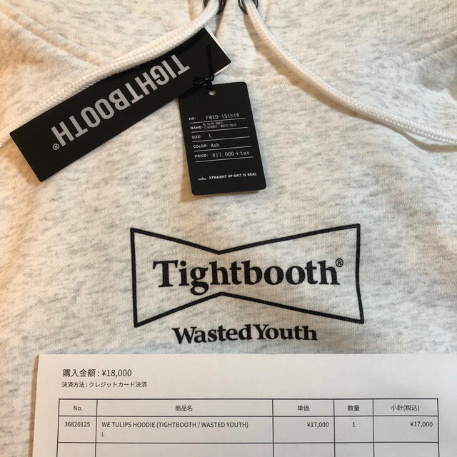 TIGHTBOOTH ×WASTED YOUTH パーカー Lサイズ - パーカー