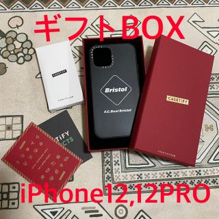 エフシーアールビー(F.C.R.B.)のFCRB CASETiFY iPhone12/12proケース BLACK(iPhoneケース)