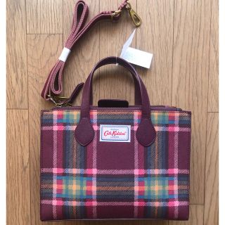 キャスキッドソン(Cath Kidston)の【新品タグ付き】　定価10,500円　キャスキッドソン　ハンドバッグ　チェック　(ハンドバッグ)