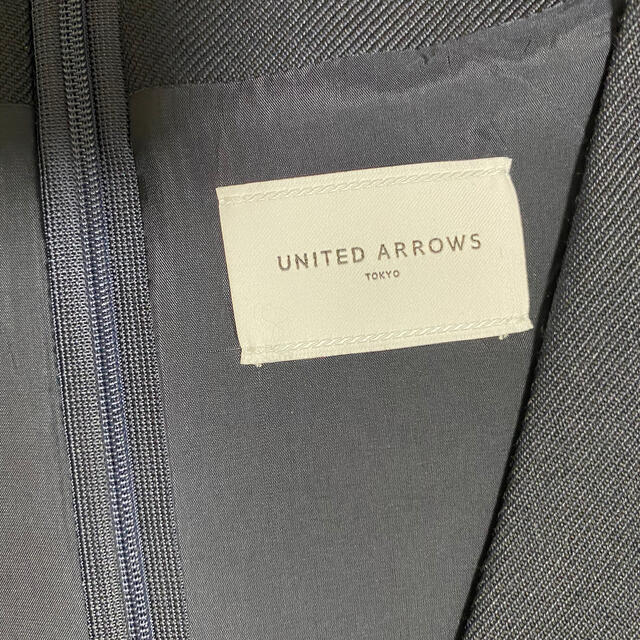 UNITED ARROWS(ユナイテッドアローズ)のユナイテッドアローズ　ジャンパースカート レディースのワンピース(ひざ丈ワンピース)の商品写真