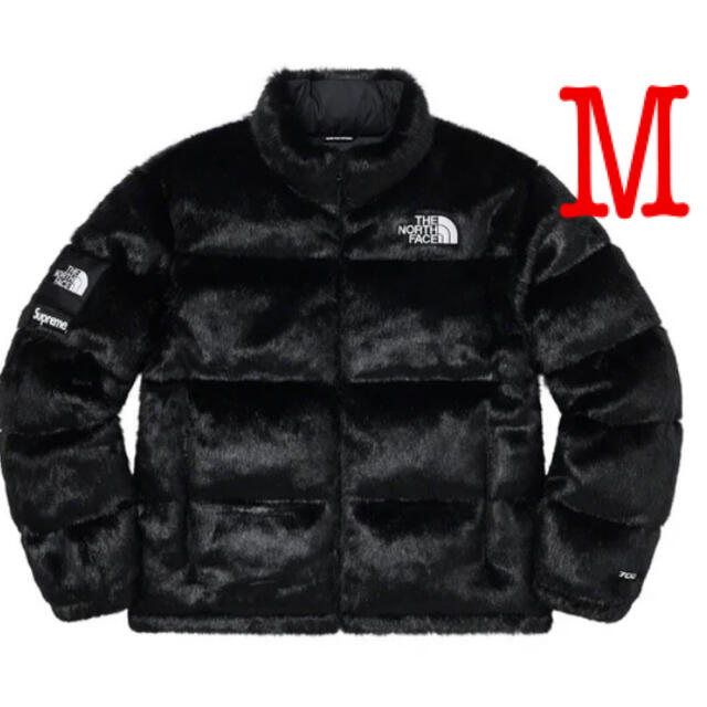 supreme fur nuptse jacket the north face