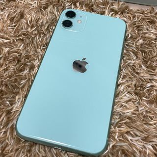 アイフォーン(iPhone)のiPhone 11 64GB グリーン 極美品(スマートフォン本体)