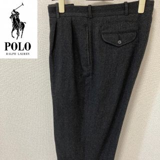 ポロラルフローレン(POLO RALPH LAUREN)の【希少】ポロラルフローレン　ツイードスラックス　40×32 (スラックス)