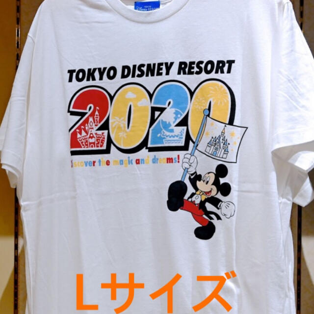 Disney(ディズニー)の☆新品☆ミッキーマウス2020デザインTシャツ 2020限定 レディースのトップス(Tシャツ(半袖/袖なし))の商品写真