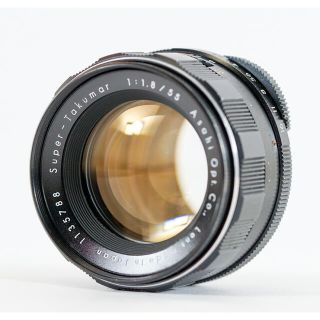 PENTAX - 前期型 スーパータクマー Super Takumar 55mm f1.8 清掃 ... ◆前期型◆Pentax Super Takumar 55mm f1.8 #001