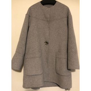 ザラ(ZARA)のZARA☆ハンドメイドコート(ロングコート)