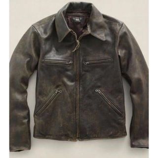 ダブルアールエル(RRL)の※名作※RRL Owens leather jacket(レザージャケット)