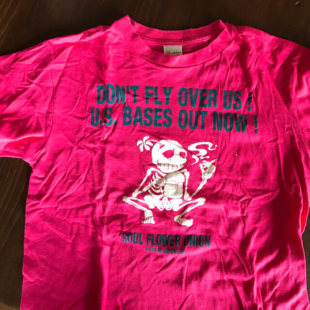 SOUL FLOWER UNION ツアーTシャツ ピンク S メンズのトップス(Tシャツ/カットソー(半袖/袖なし))の商品写真
