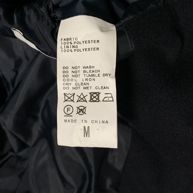 EDIFICE(エディフィス)のINHERIT コート/Mサイズ　ネイビー　ベイクルーズ メンズのジャケット/アウター(チェスターコート)の商品写真