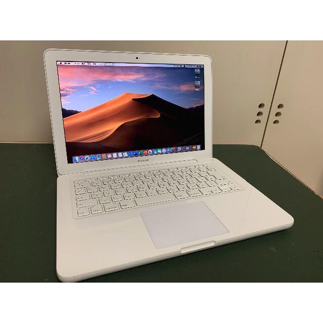 本日限799 MacBook 13白 SSD240 Office Win10付1280×800光沢バッテリー