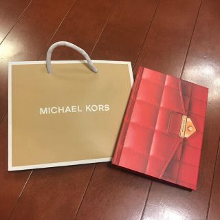 マイケルコース(Michael Kors)のマイケルコース　非売品　手帳　紙袋　未使用(ショルダーバッグ)