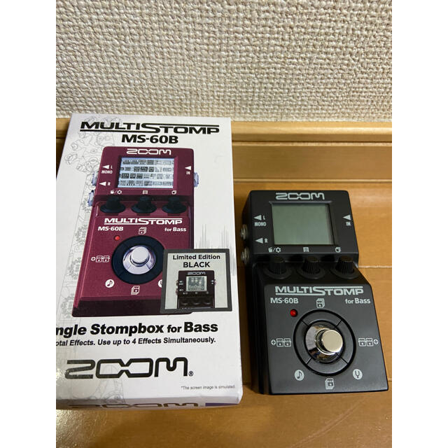 Zoom(ズーム)の限定 ZOOM MS-60B Bass ベース用 Black Limited  楽器のベース(ベースエフェクター)の商品写真